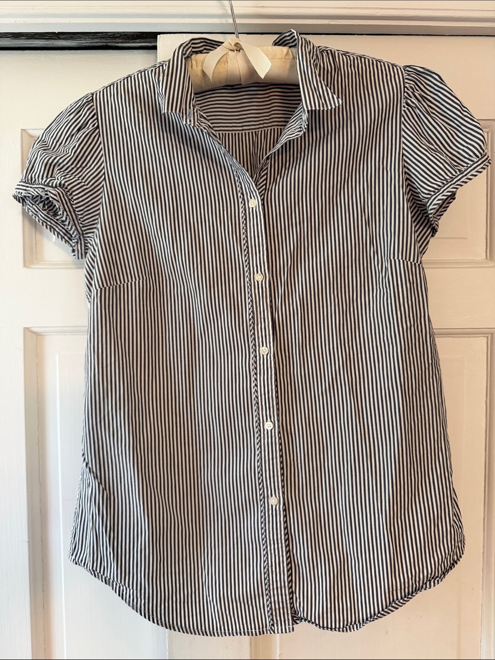 GAP Striped Short-Sleeve blouse